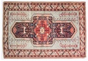 Alfombra caucásica rusa vintage