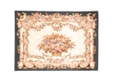 Tapiz Aubusson de lujo. Diseño floral clásico. Hecho a mano. Añade elegancia a cualquier habitación.