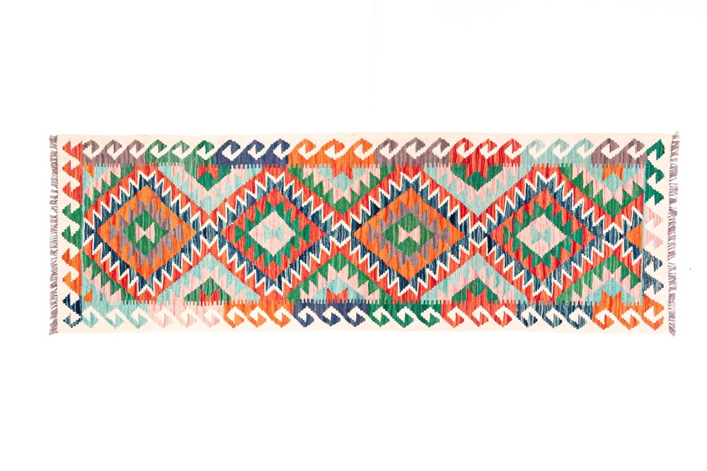 Kilim Afgano - 204x66cms
