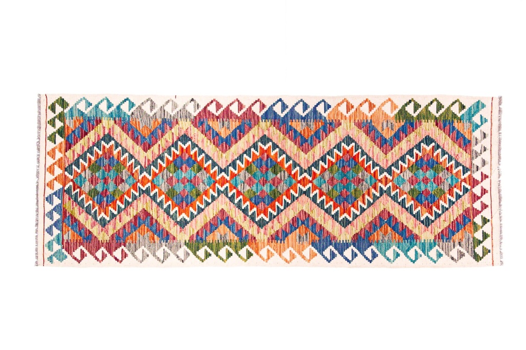 Kilim Afgano - 202x76cms