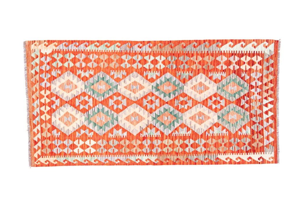 Kilim Afgano - 200x102cms