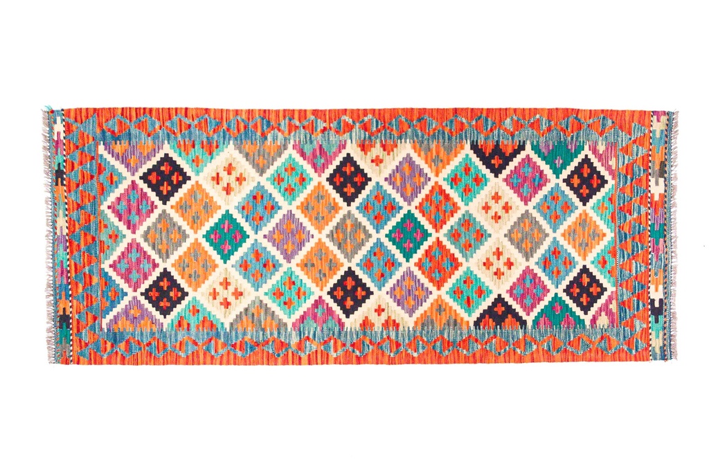 Kilim Afgano - 198x82cms