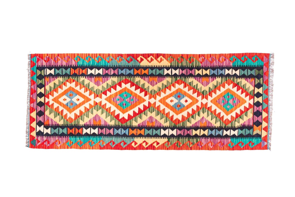 Kilim Afgano - 196x77cms