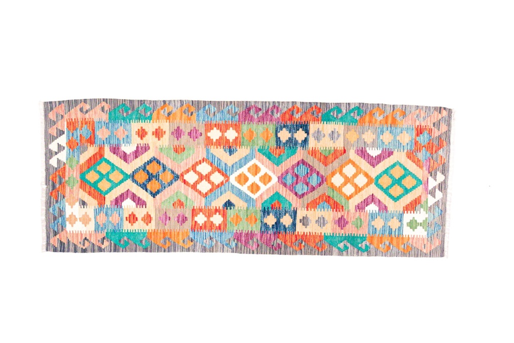 Kilim Afgano - 195x74cms