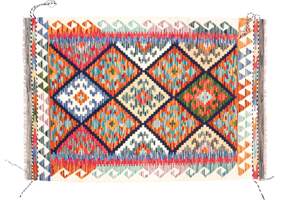 Kilim Afgano - 126x88cms