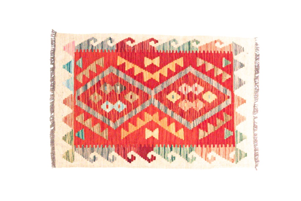 Kilim Afgano - 93x62cms