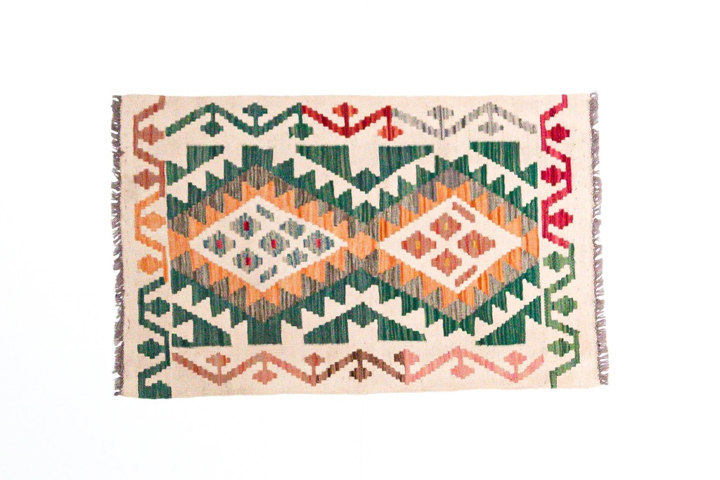 Kilim Afgano - 93x62cms