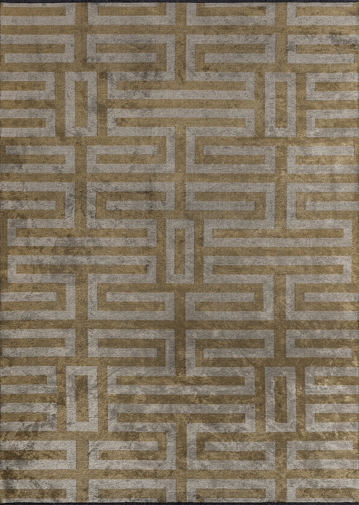 Alfombra geométrica sedosa - Glam Velvet geometric