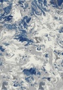 Alfombra moderna abstracta - Reina aqua