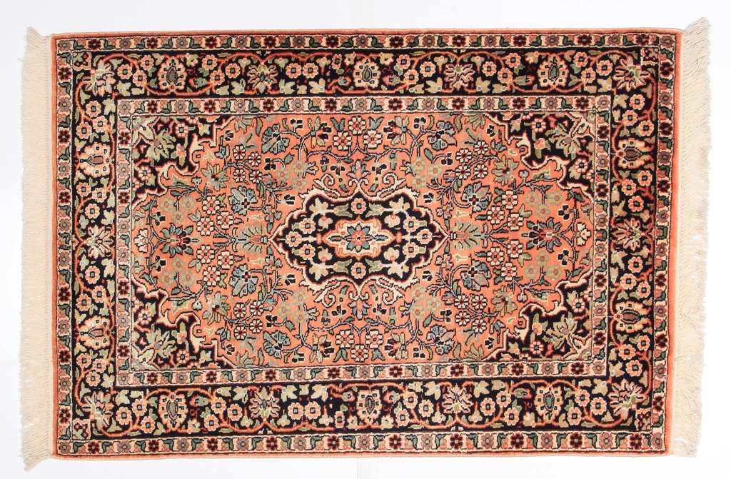 Alfombra clásica oriental Seda - 94x66cm
