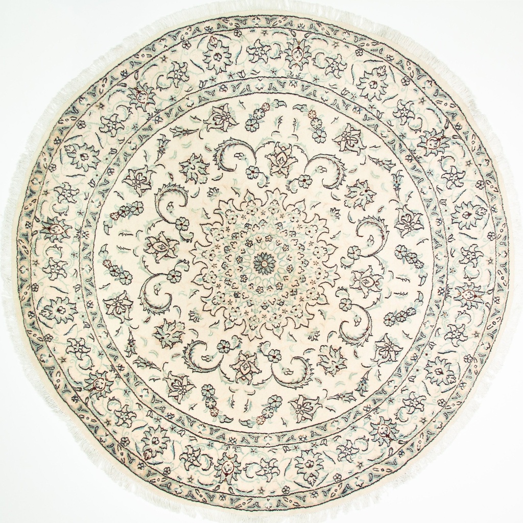 Alfombra clásica oriental Kashmar redonda 200cm