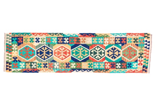Kilim Afgano - 292x81cms