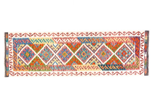 Kilim Afgano - 258x84cms