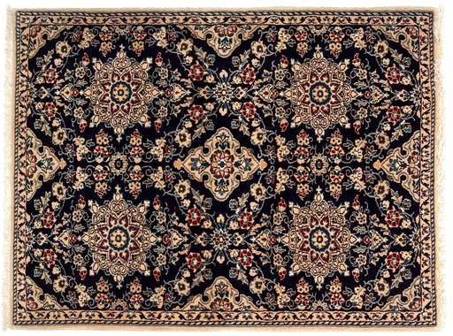 [306770] Alfombra clásica oriental Nain  9L - 132x102cm