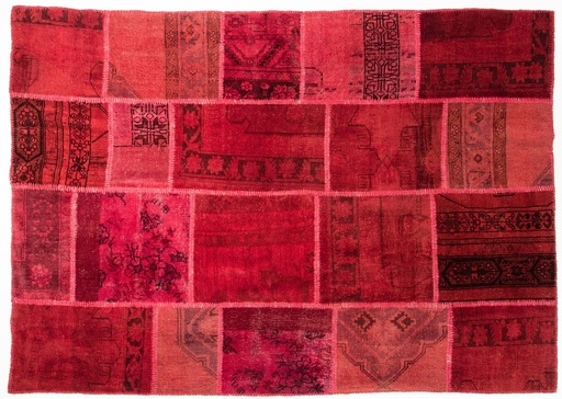 [1101073] Patchwork tela roja - 238x171cm