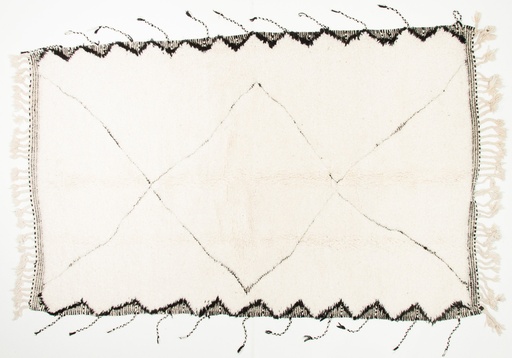 Kilim Bereber de rombos pelo largo - 250x141cm